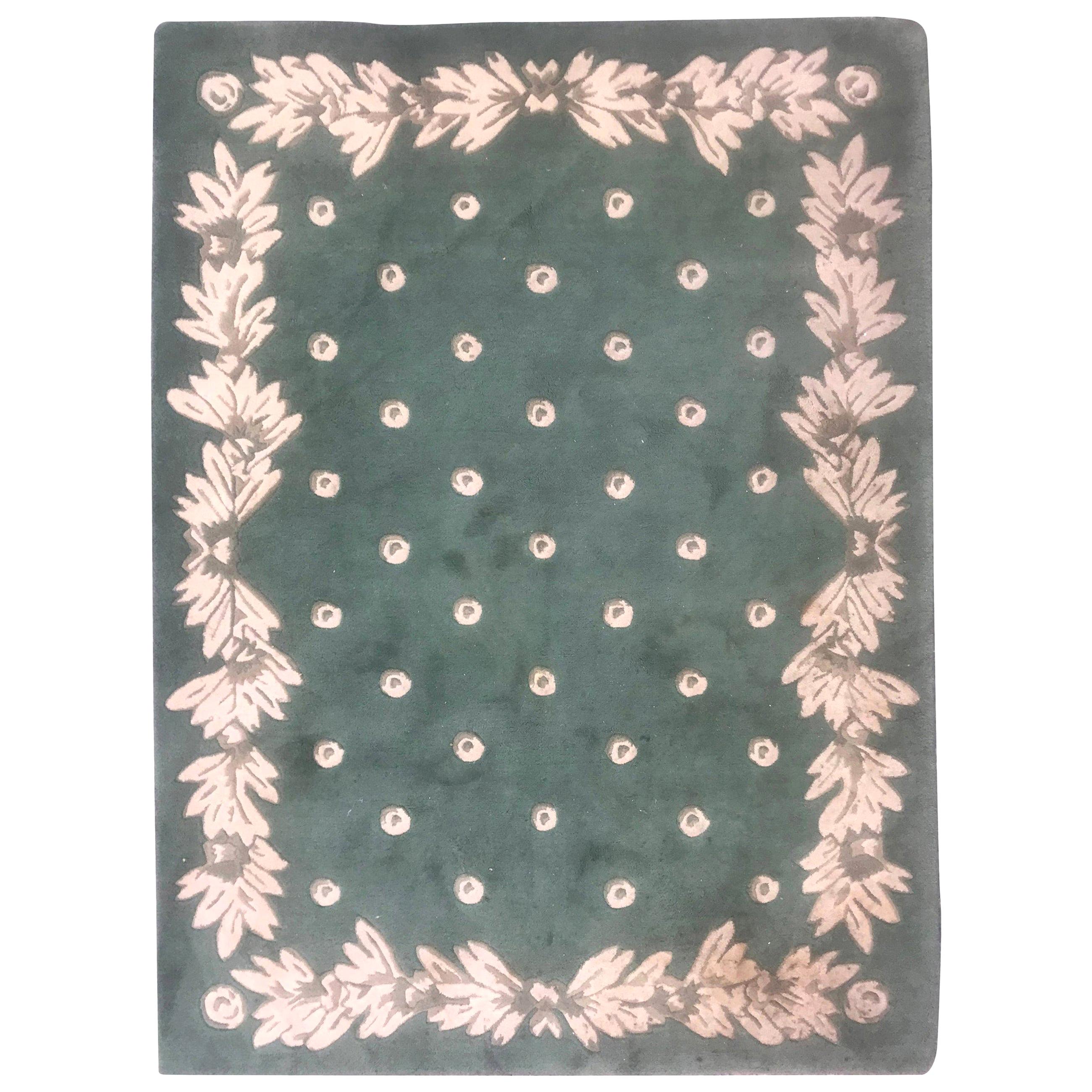 Bonita alfombra de Bobyrug de diseño francés moderno "Serge Lesage" tejida a mano en venta