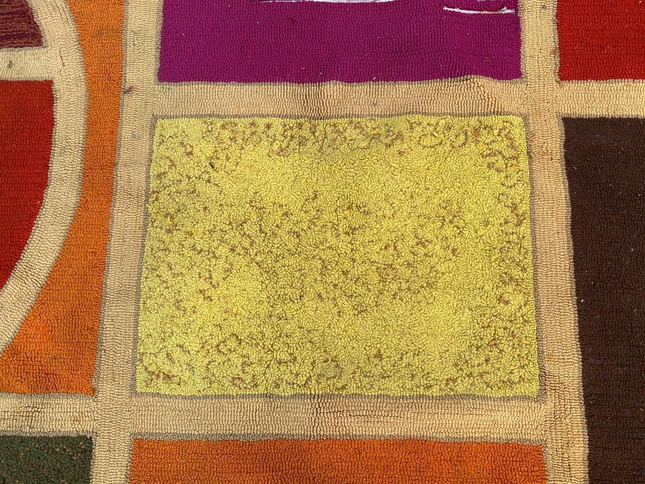Bobyrugs schöner moderner polnischer Teppich im Zustand „Gut“ im Angebot in Saint Ouen, FR