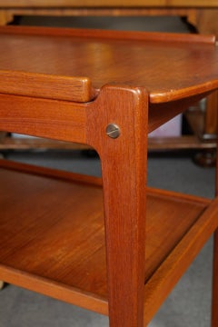 Nice Modernist Scandinavian Teak Bar Cart
