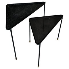 Belle table gigogne de Mathieu Matégot, 1950