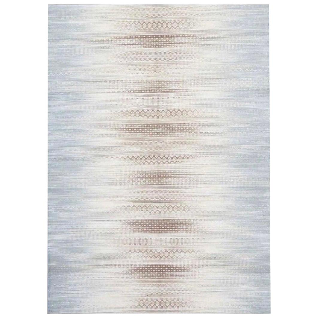 Schöner neuer handgewebter Baumwoll-Kelim-Teppich im Ikat-Design im Angebot