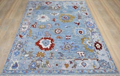 Bobyrug’s Nice New Oushak Design Rug