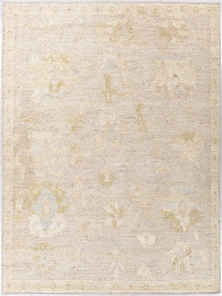 Hand-Knotted Nice New Oushak Design Indian Rug For Sale