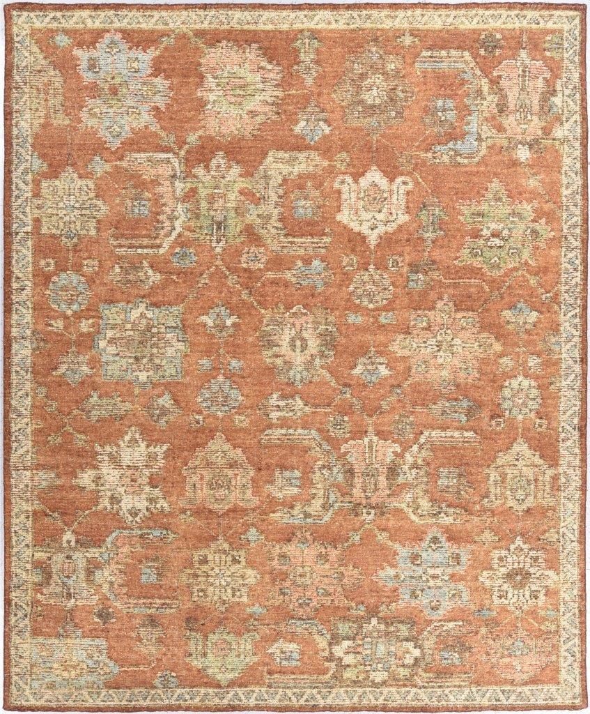 Hand-Knotted Nice New Oushak Design Indian Rug For Sale