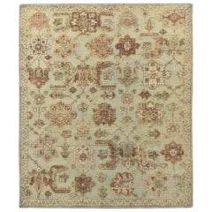 Nice New Oushak Design Indian Rug