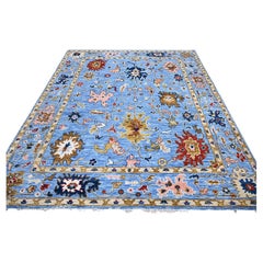 Nice New Oushak Design Indian Rug