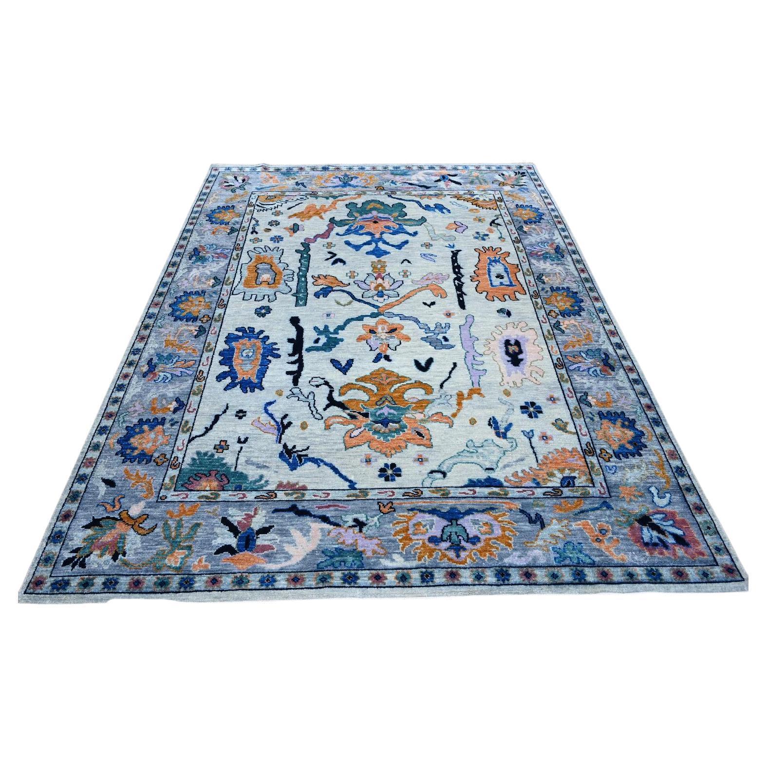 Nice New Oushak Design Indian Rug