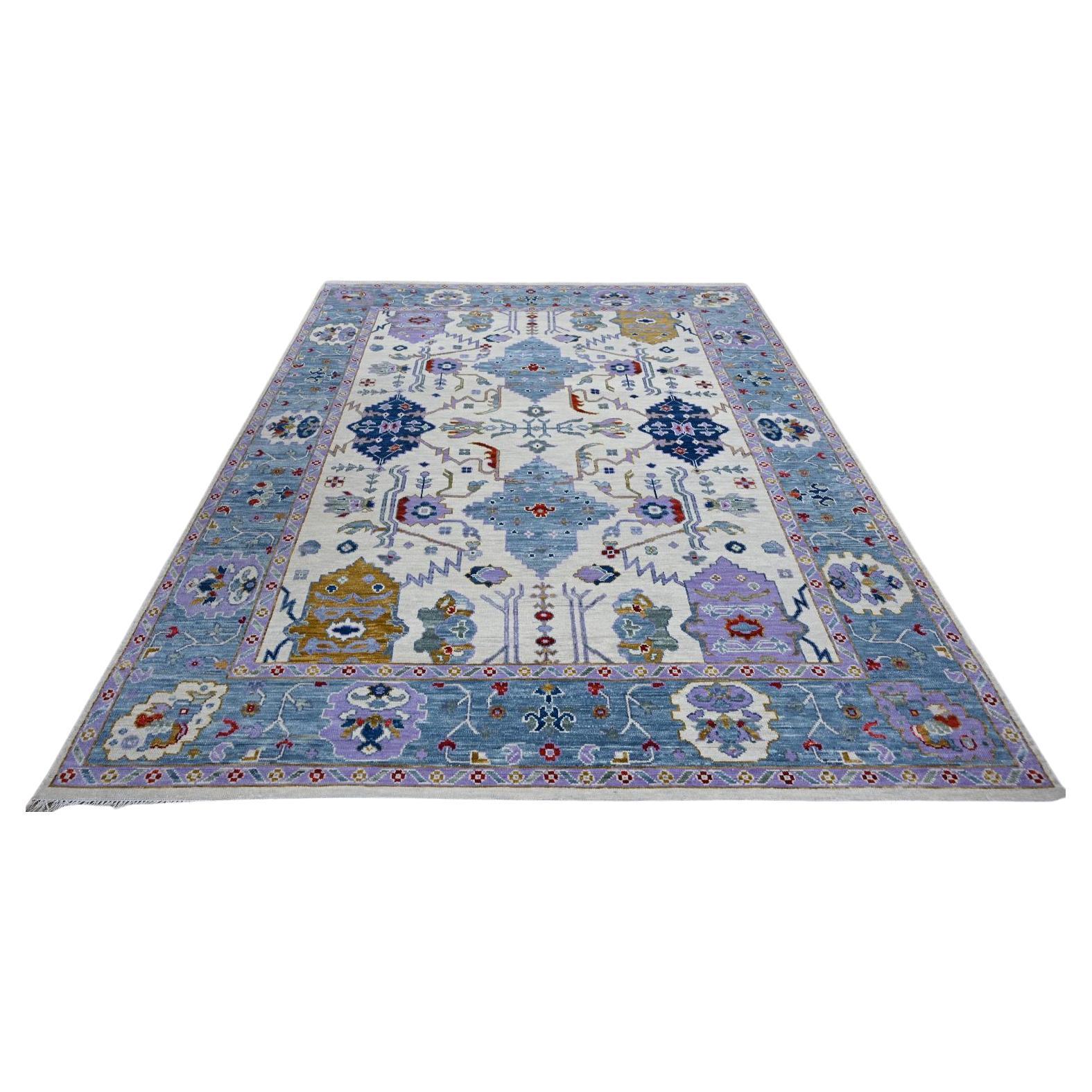 Nice New Oushak Design Indian Rug