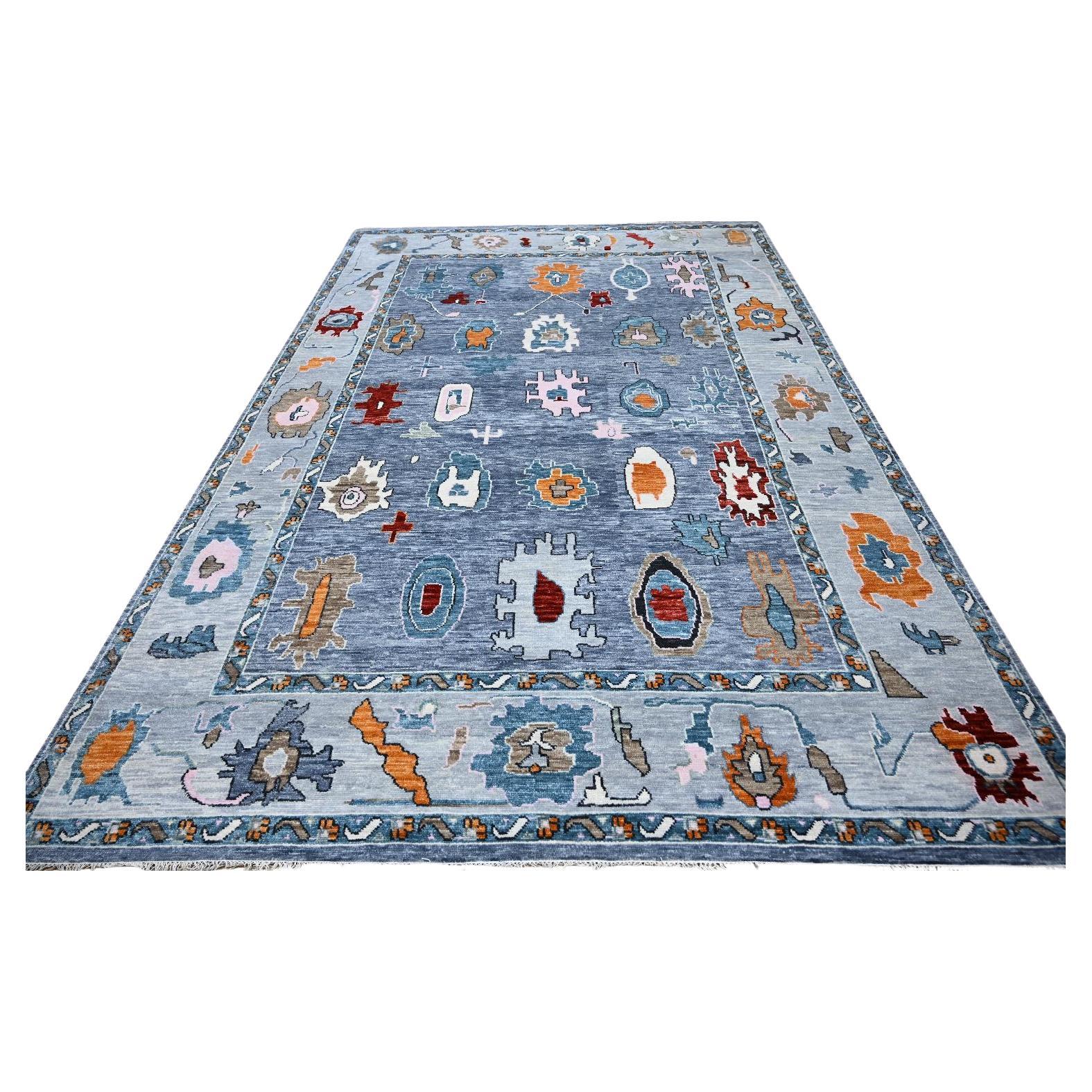 Nice New Oushak Design Indian Rug