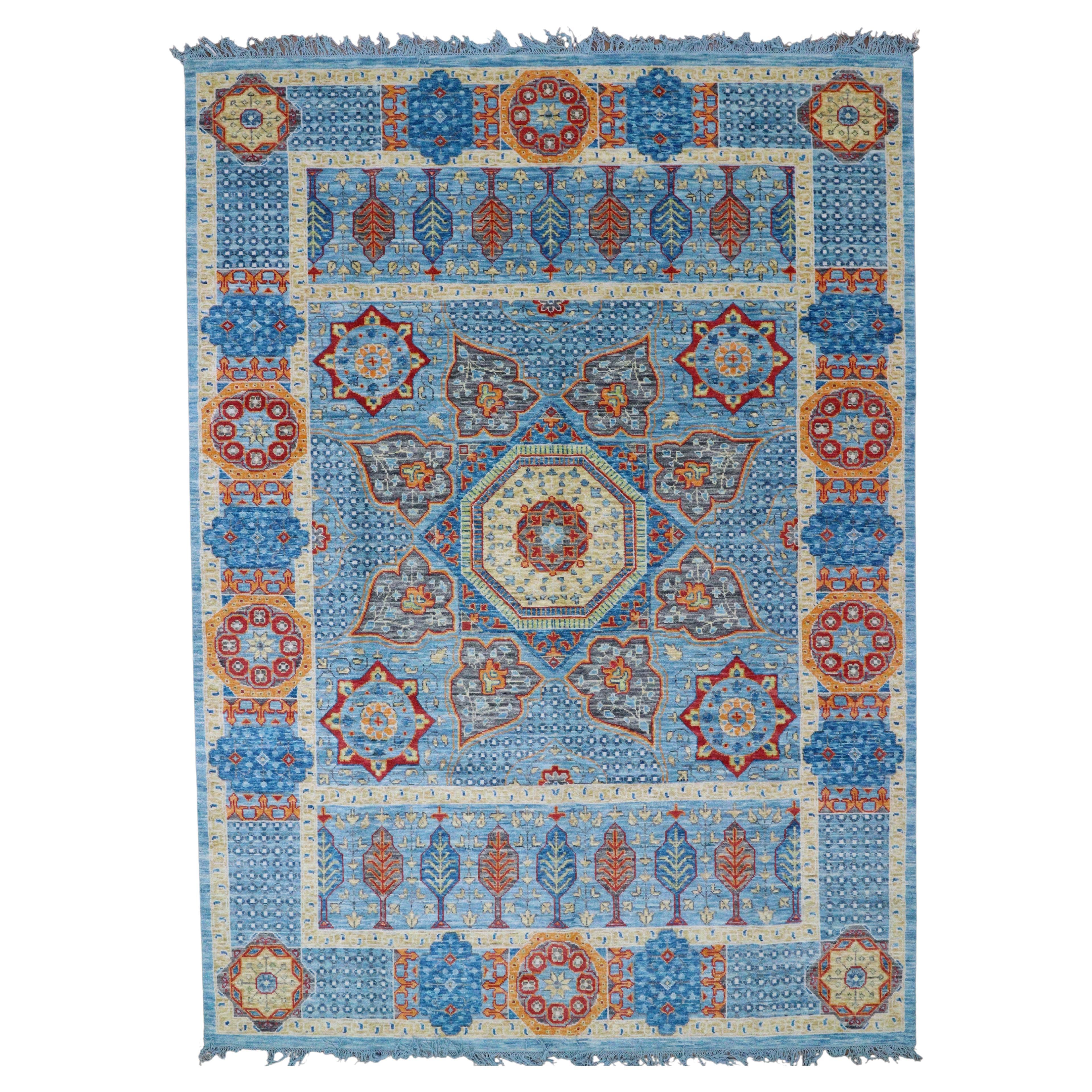 Nice New Oushak Design Indian Rug