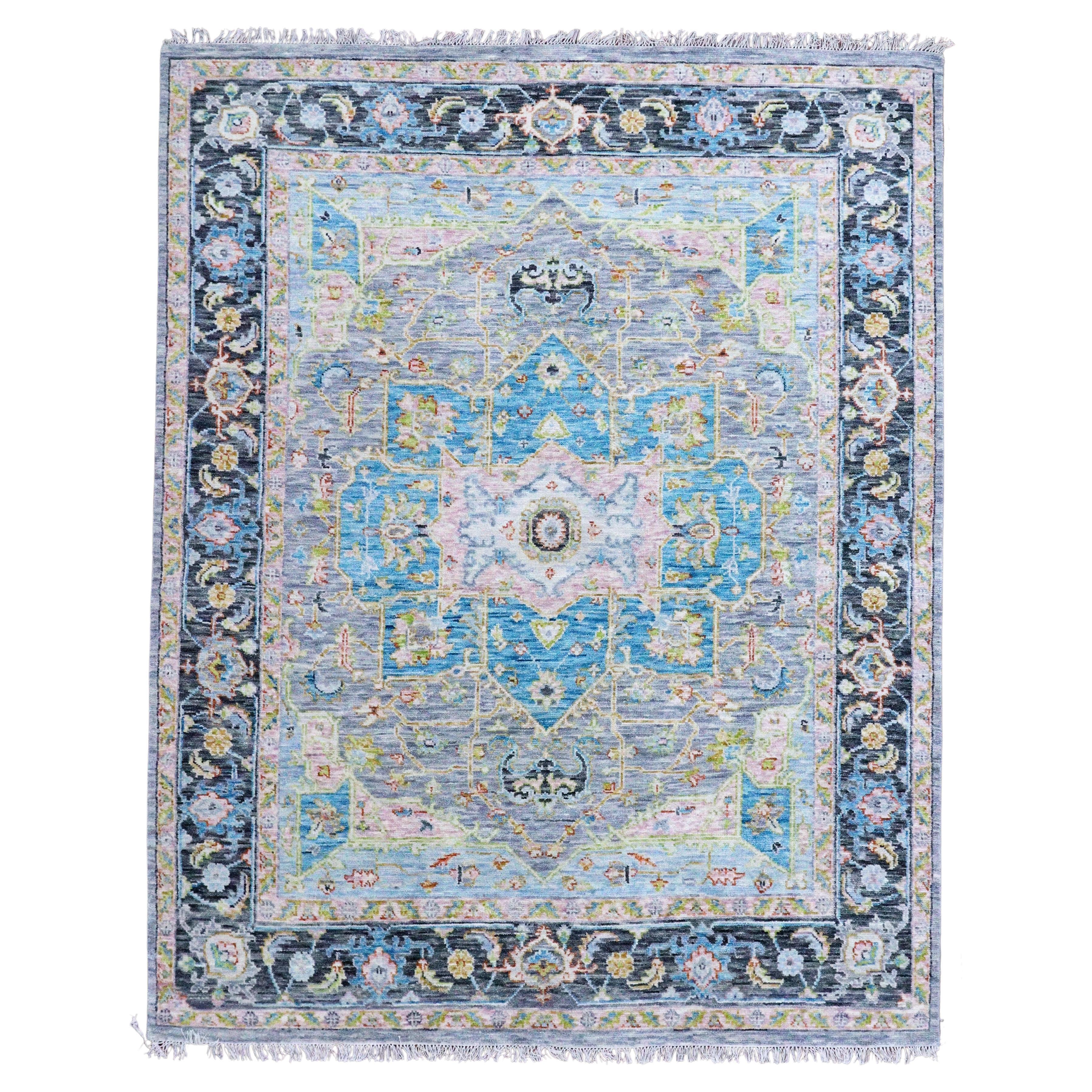 Bonita alfombra india de nuevo diseño Oushak