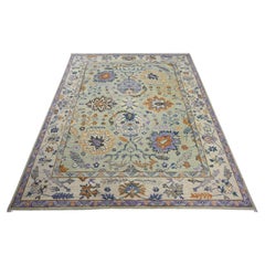 Bobyrug’s Nice New Oushak Design Rug