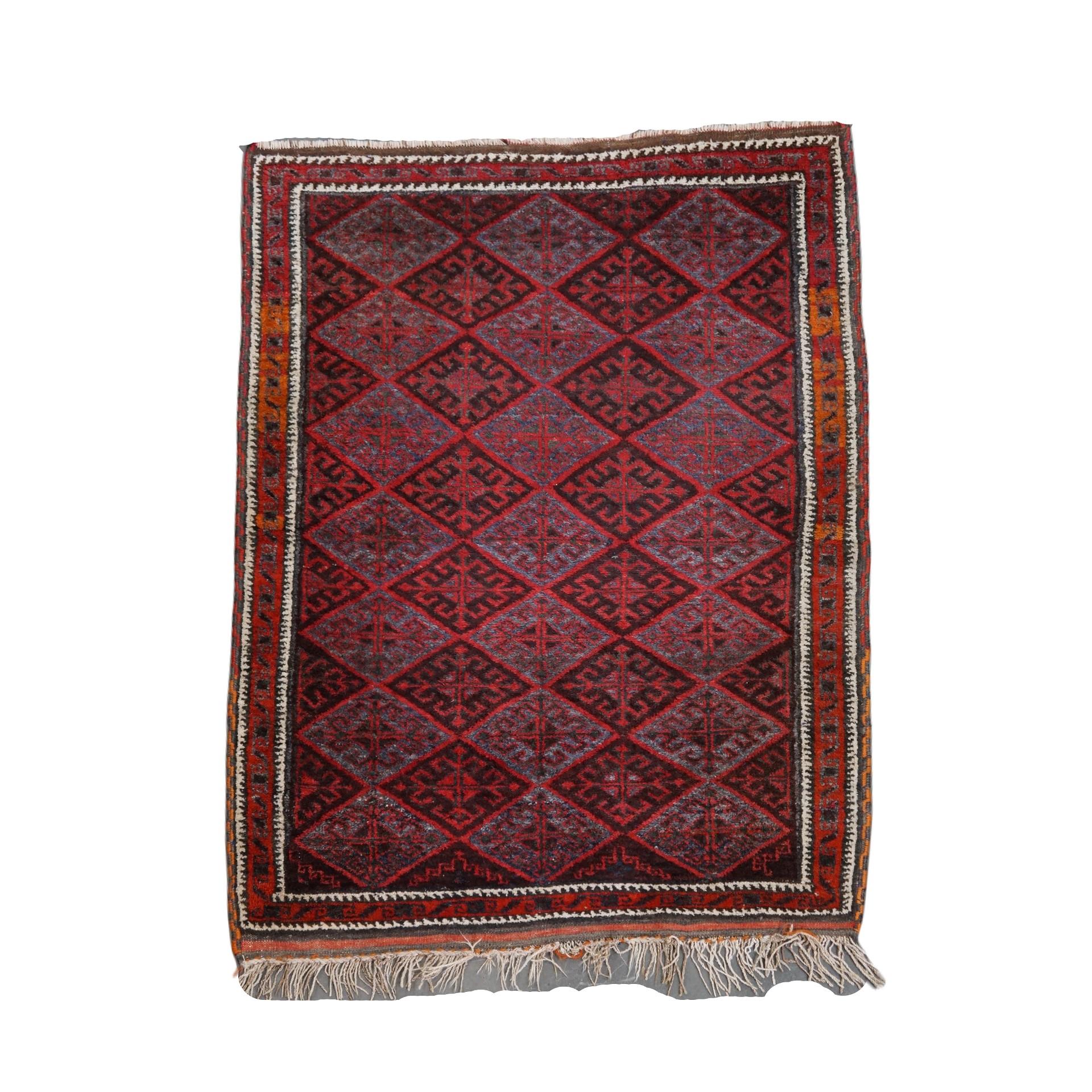 Offered this nice oriental style rug in mainly red and gray tones and a beautiful motif 150x100cm.

Let your home shine with this beautiful rug. It has beautiful colors and beautiful details. These types of rugs are not only a popular item for a