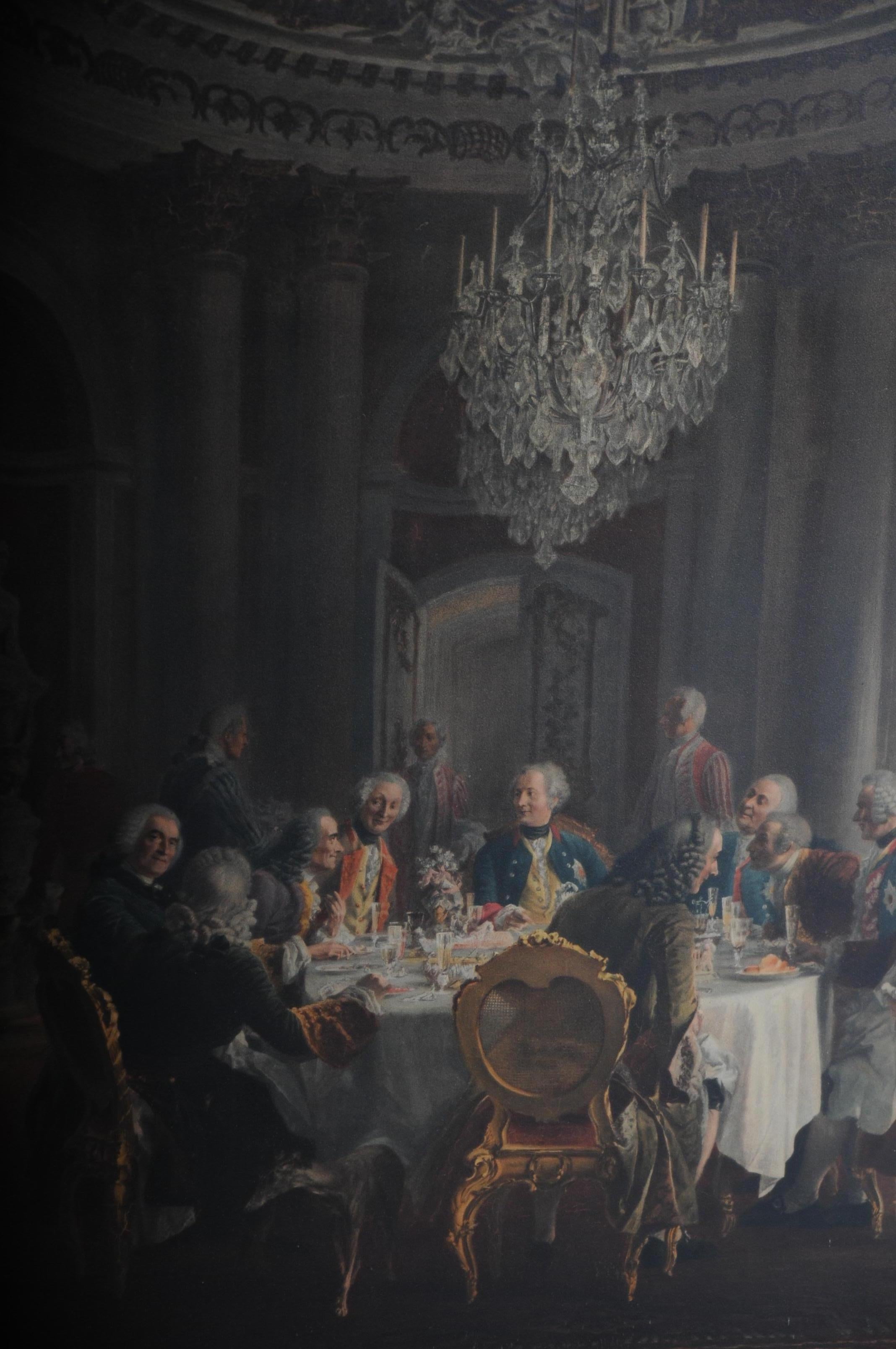 Bel dipinto di Adolf Menzel, Stampa In condizioni buone in vendita a Berlin, DE