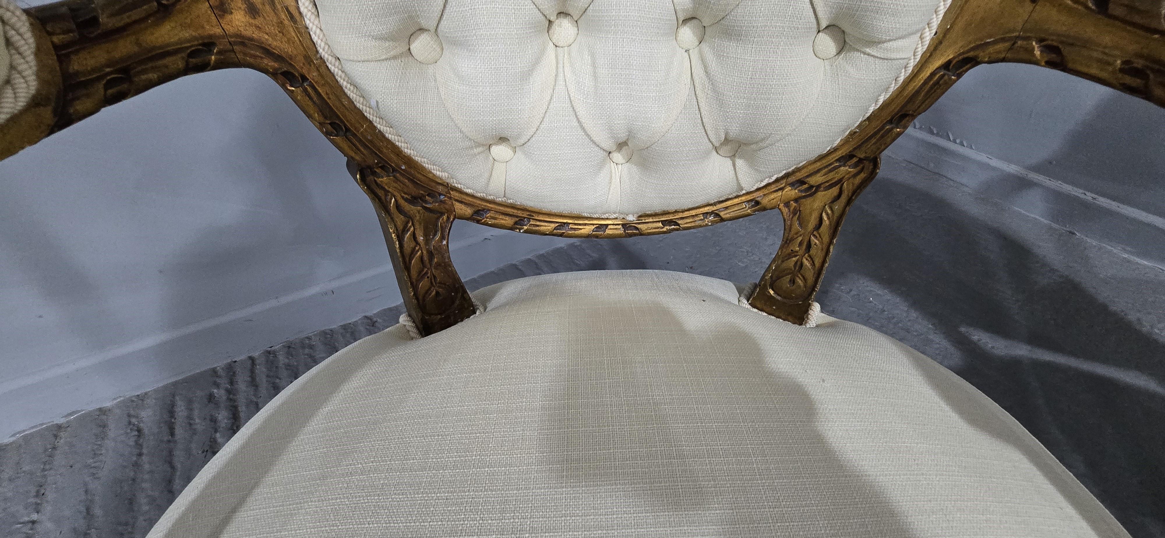 Nice Pair French Elbow Chairs For Sale 4
