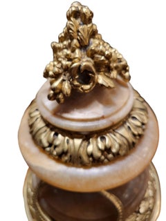 Nice Pair of C19th French Alabaster Cassoulets