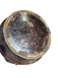 Nice Pair of C19th Japanese Bronze Vases (Meji Period)