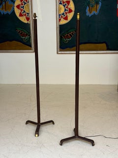 Nice pair of floorlamp by Jacques Adnet