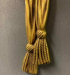 Nice Pair of French Bronze Tassel Wall Lights