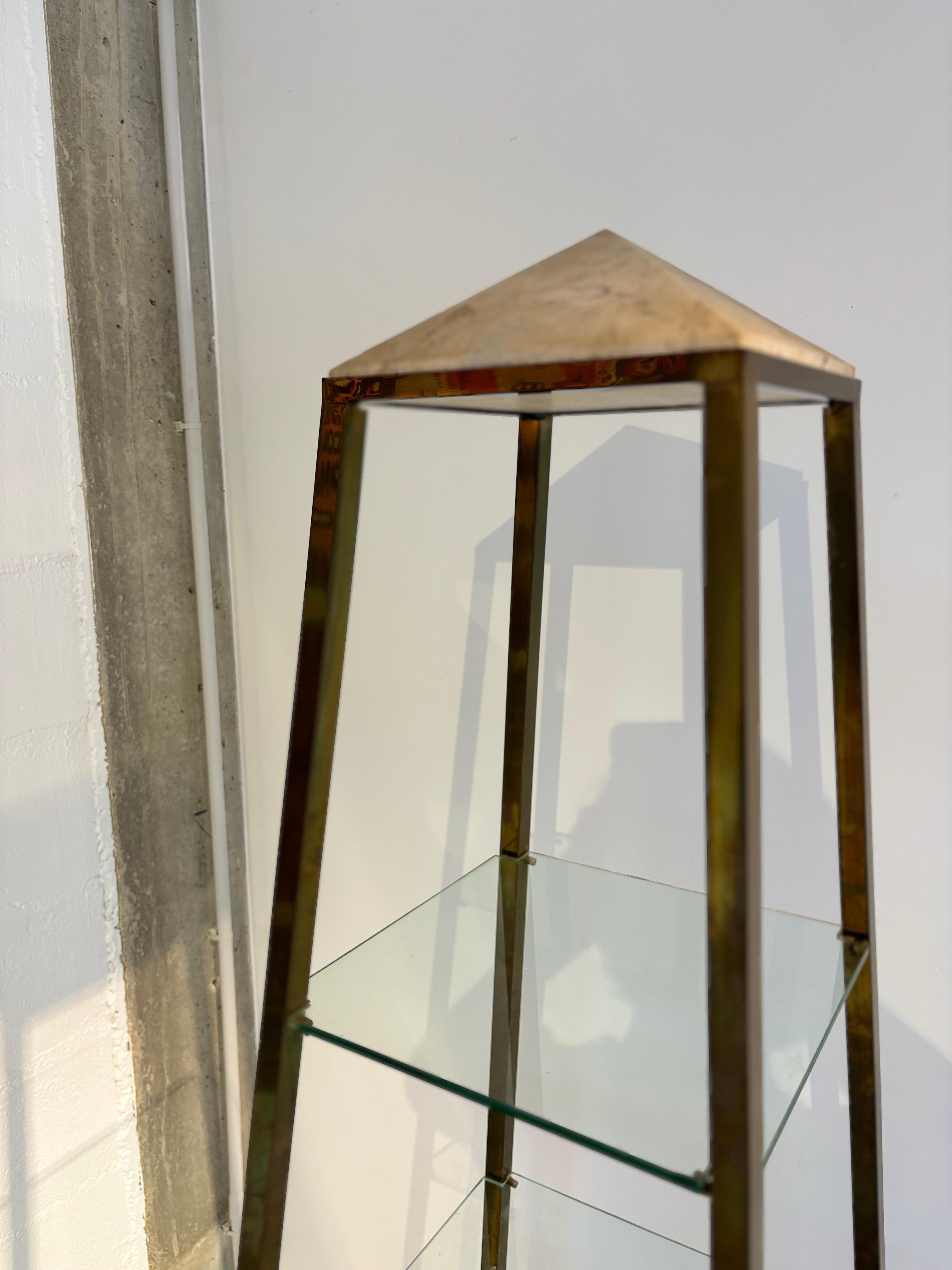 Belle paire d'obélisque de Mario Sanot pour Maison Jansen en vente 1