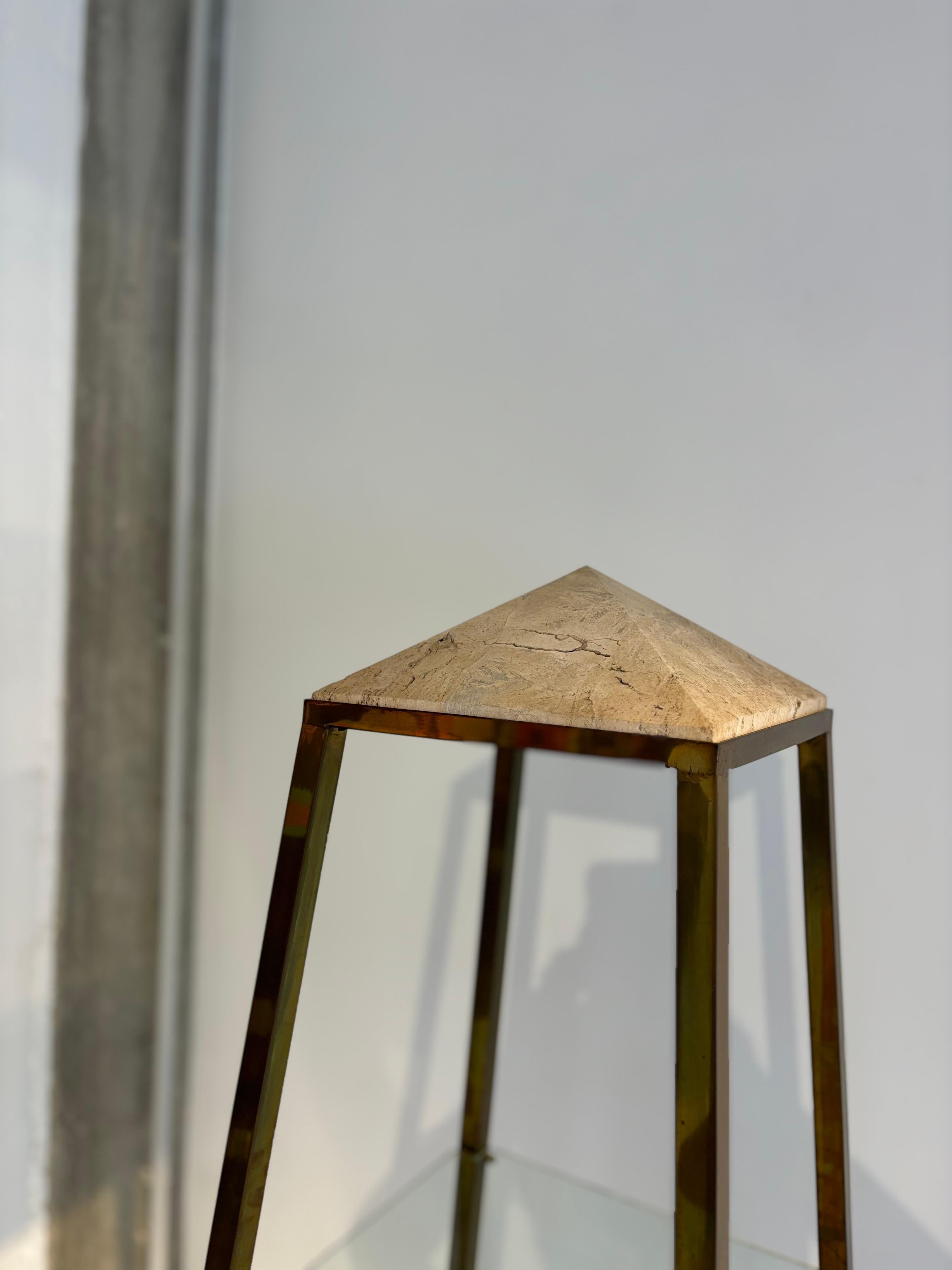 Belle paire d'obélisque de Mario Sanot pour Maison Jansen en vente 2