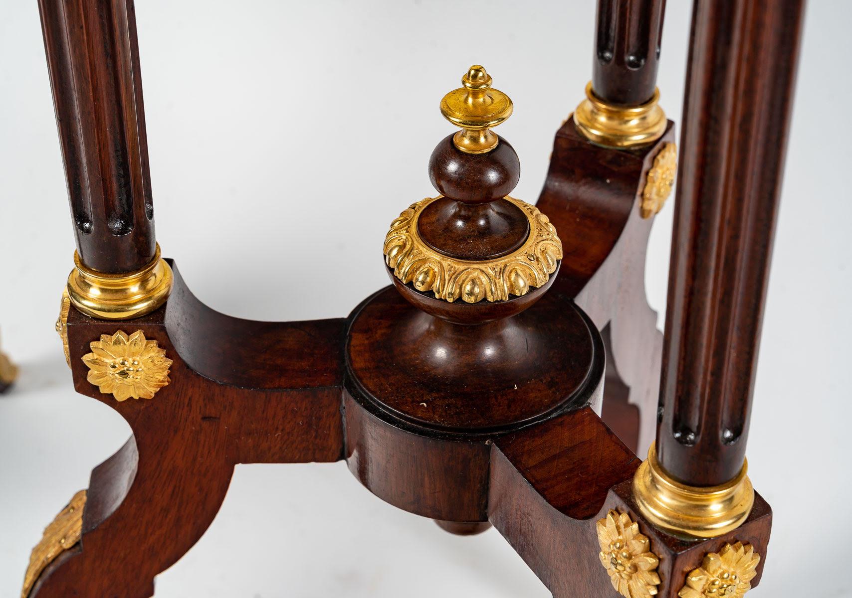 19th Century Nice Pair of Pedestal Tables Napoleon III Period, XIXth Century