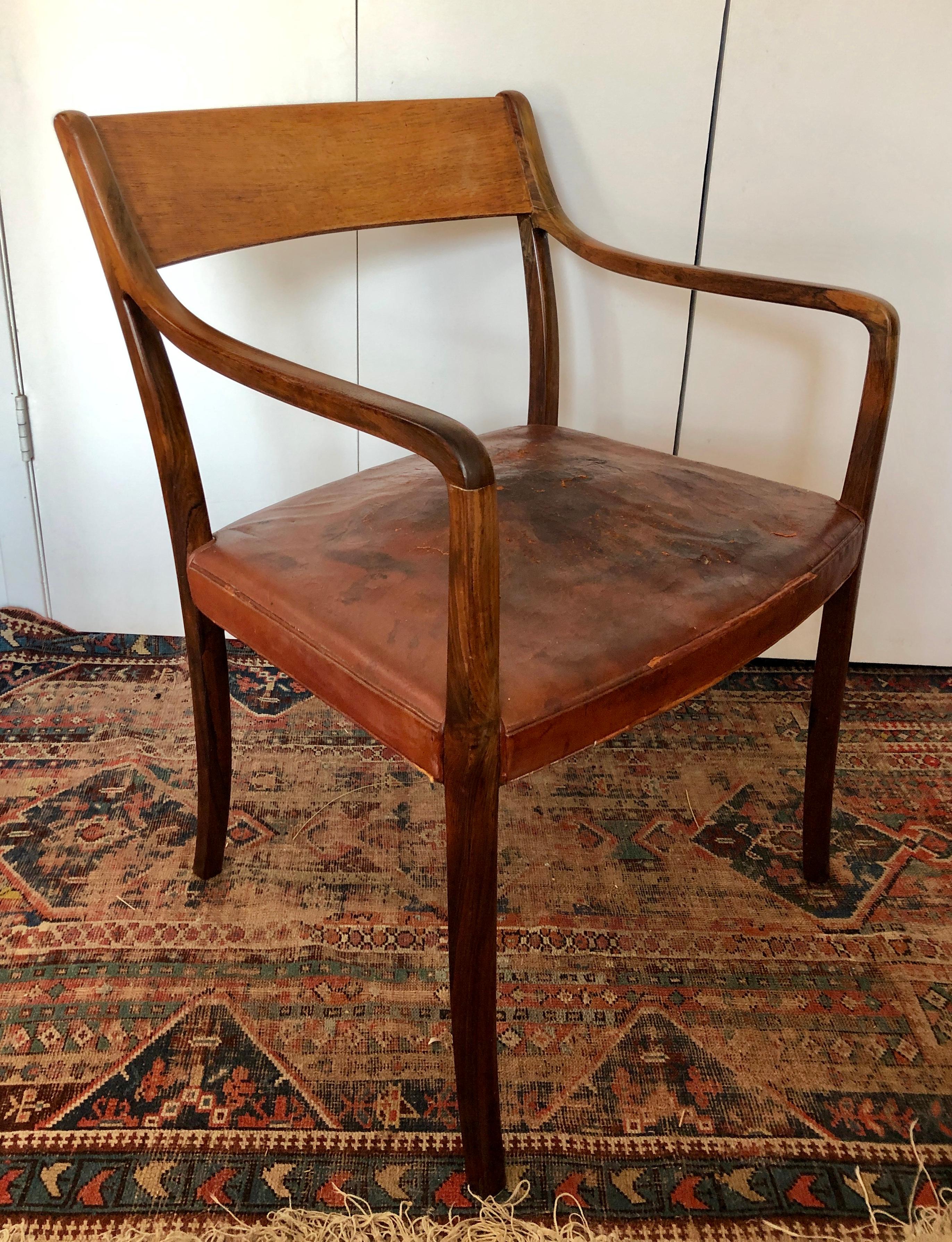 Danish Nice Pair of Ole Wanscher Rosewood Armchairs for AJ Iversen For Sale