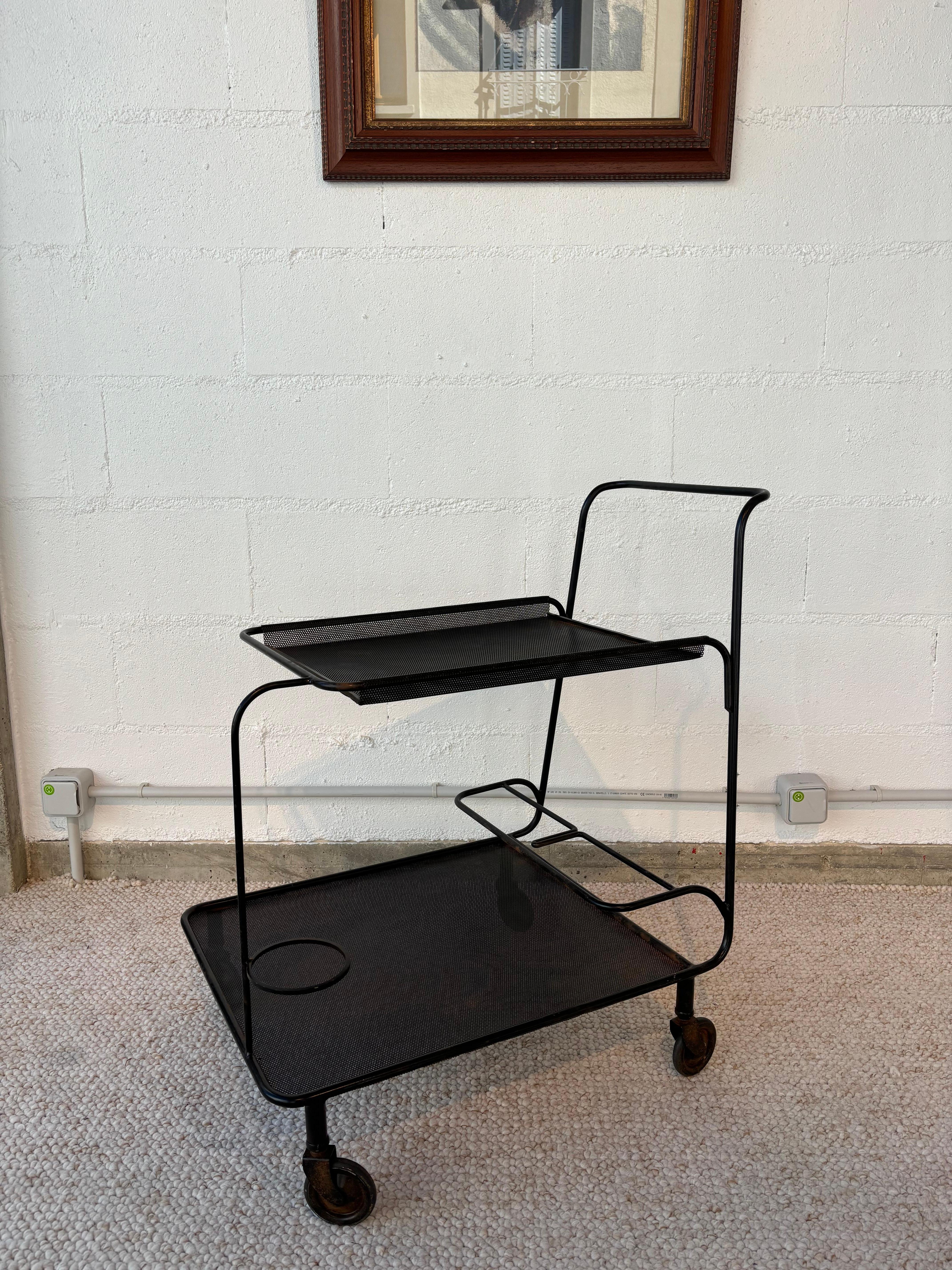 Modern Nice serving table by Mathieu Matégot For Sale