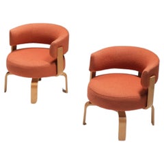 Nice set of Fridene swivel chairs by Carina Bengs for IKEA Sweden.  Signed.