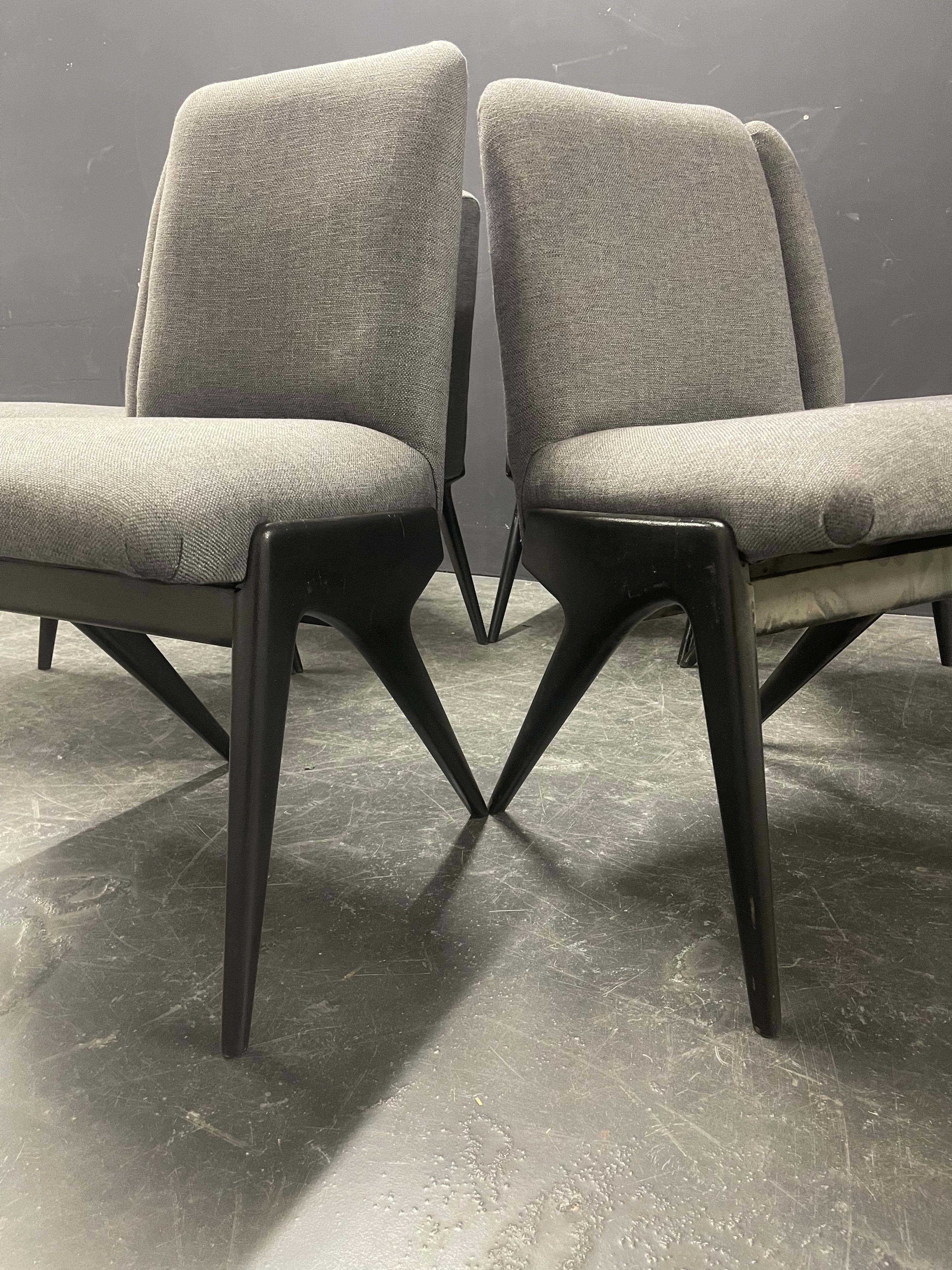 Nice Set of Organic Chairs For Sale 2