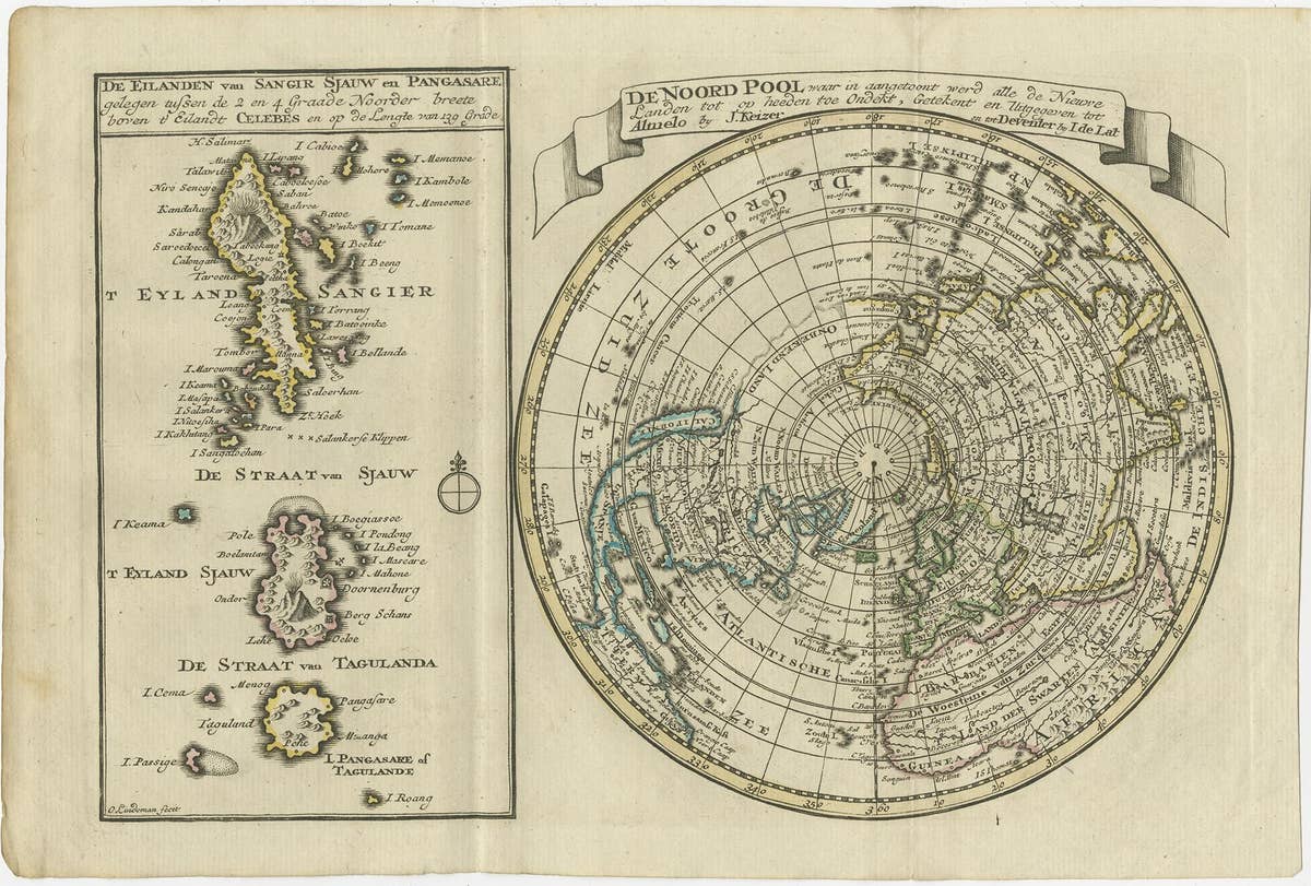 Nice Sheet of the Sangihe Archipelago in Indonesia & California Island, 1788