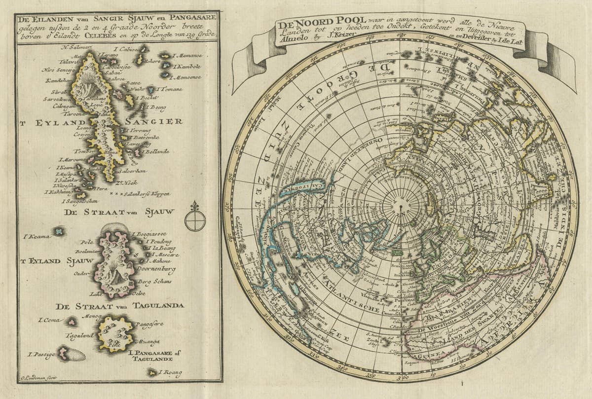Nice Sheet of the Sangihe Archipelago in Indonesia & California Island, 1788