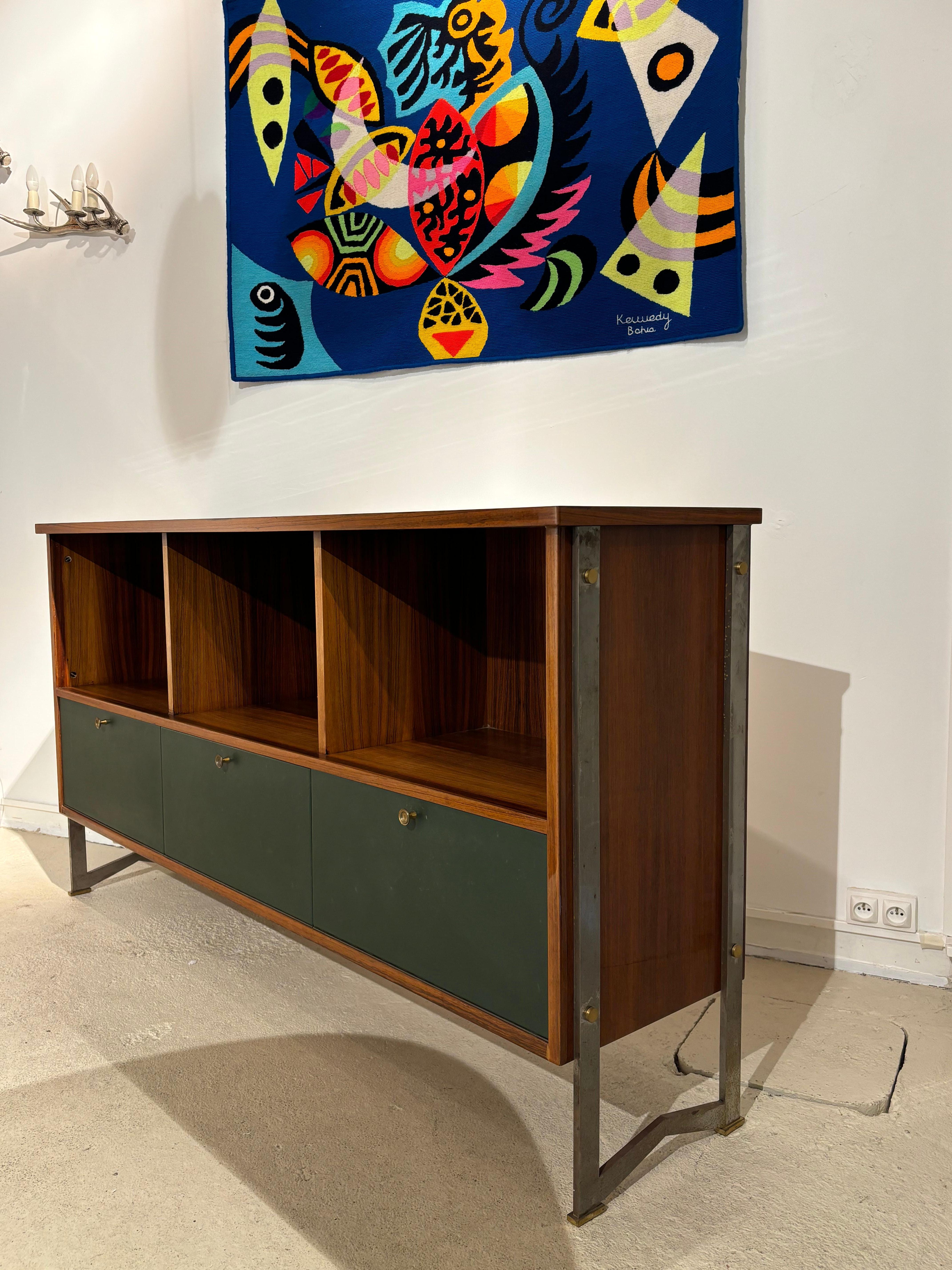 Mid-Century Modern Nice sideboard by Baptistin Spade For Sale