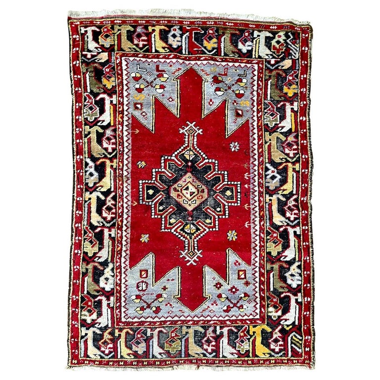 Nice Turkish Midcentury Anatolian Rug For Sale at 1stDibs