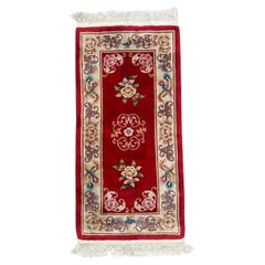 Beau tapis chinois art déco vintage 