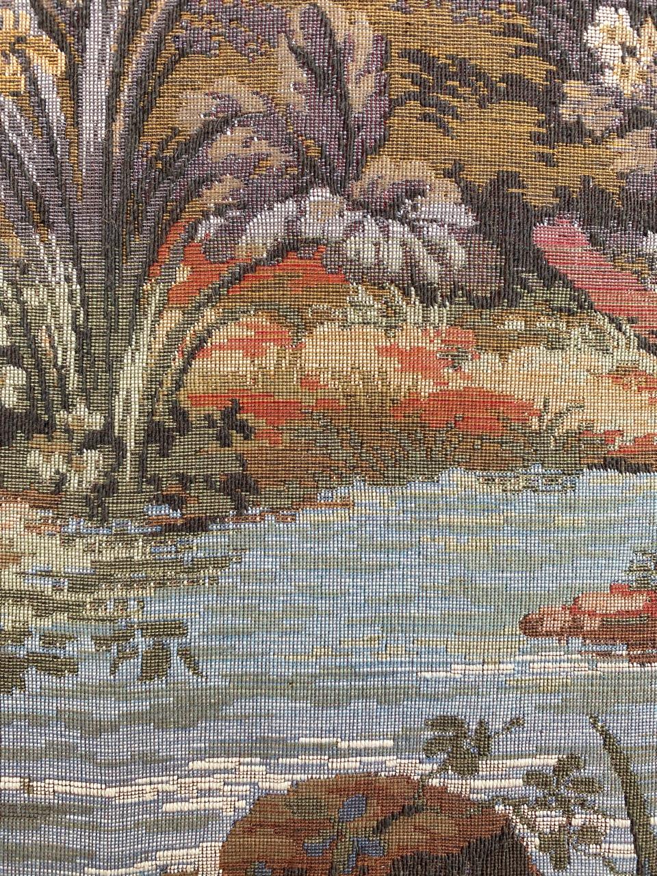 Jaquar-Wandteppich im Vintage-Aubusson-Stil, Nice im Angebot 6