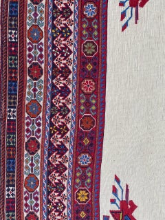 Il bel kilim vintage Azerbaïdjan Soumak di Bobyrug