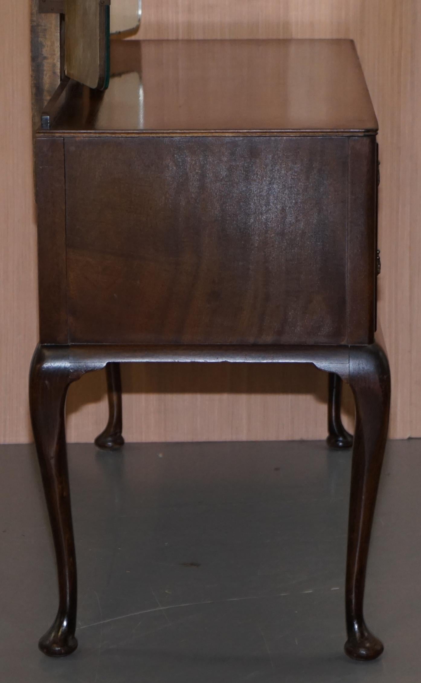 Nice Vintage Beithcraft Furniture Mahogany Dressing Table Part of Lovely Suite 5