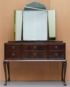 Nice Vintage Beithcraft Furniture Mahogany Dressing Table Part of Lovely Suite