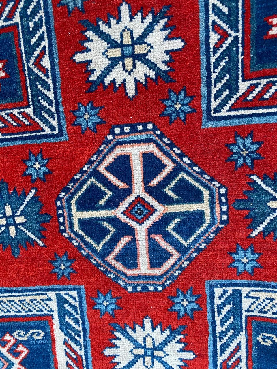 Bobyrug's Nice Vintage Kaukasisch Chirwan Teppich im Angebot 3