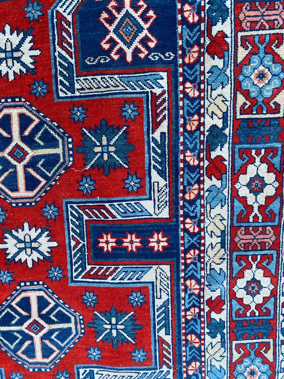 Bobyrug's Nice Vintage Kaukasisch Chirwan Teppich im Angebot 5