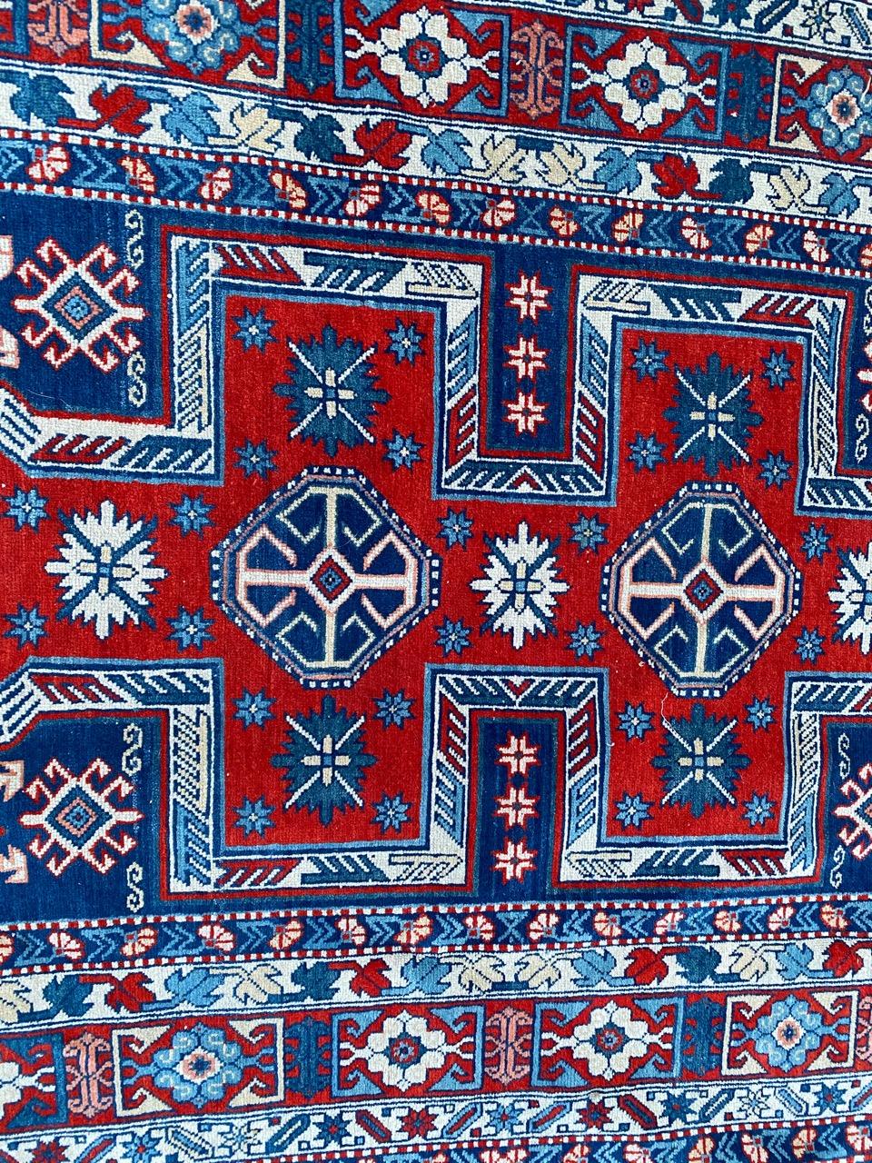 Bobyrug's Nice Vintage Kaukasisch Chirwan Teppich im Angebot 6