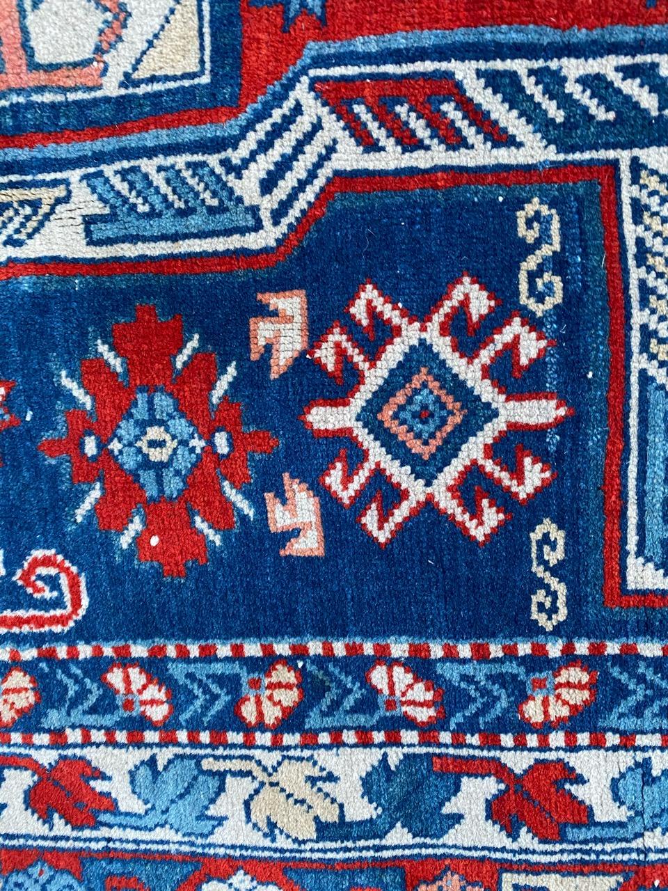Bobyrug's Nice Vintage Kaukasisch Chirwan Teppich im Angebot 7