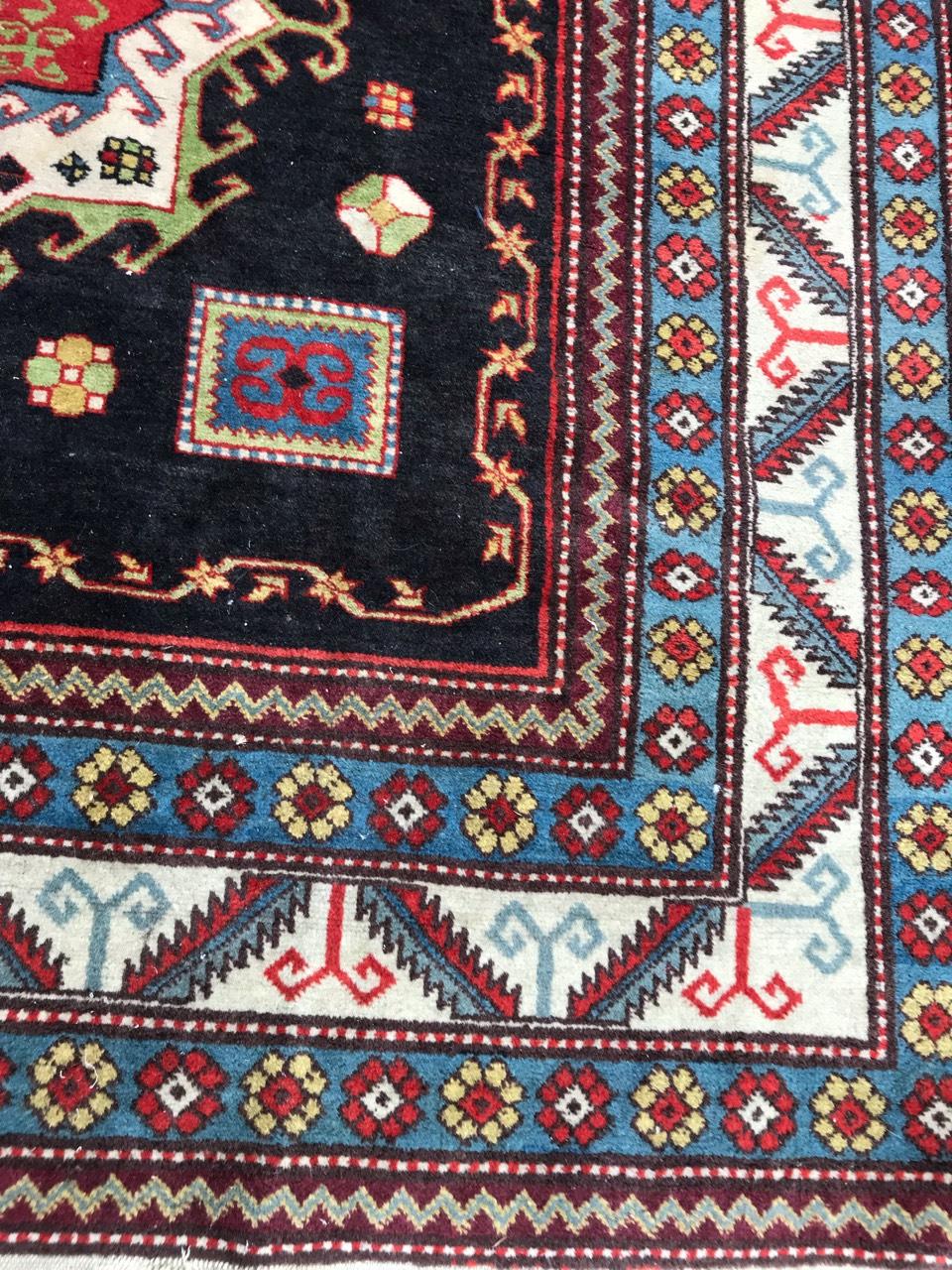 Azerbaijani Nice Vintage Caucasian Shirvan Rug For Sale