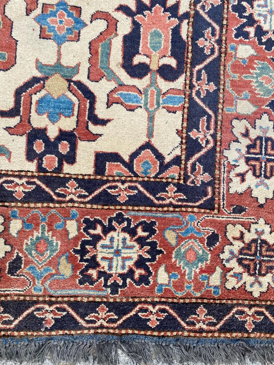 Sultanabad Nice Vintage Chobi Afghan Rug For Sale