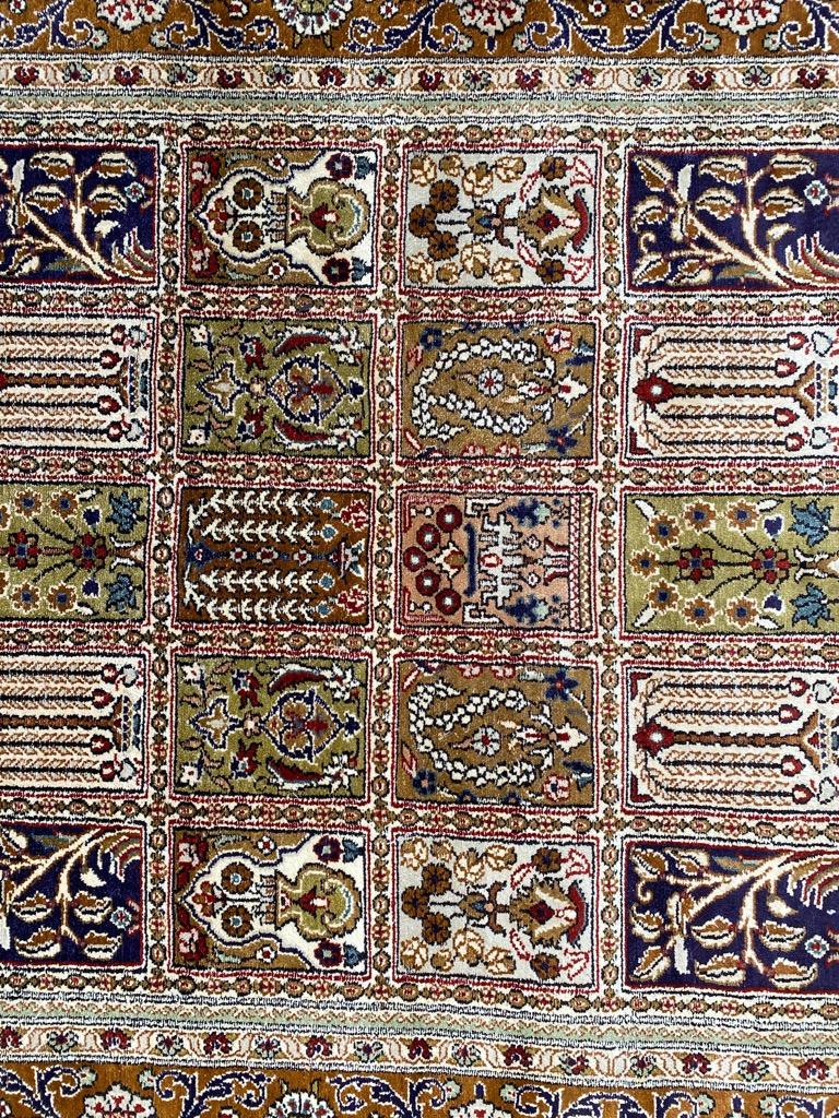 Kashan Nice Vintage Fine Silk Hereke Style Rug For Sale