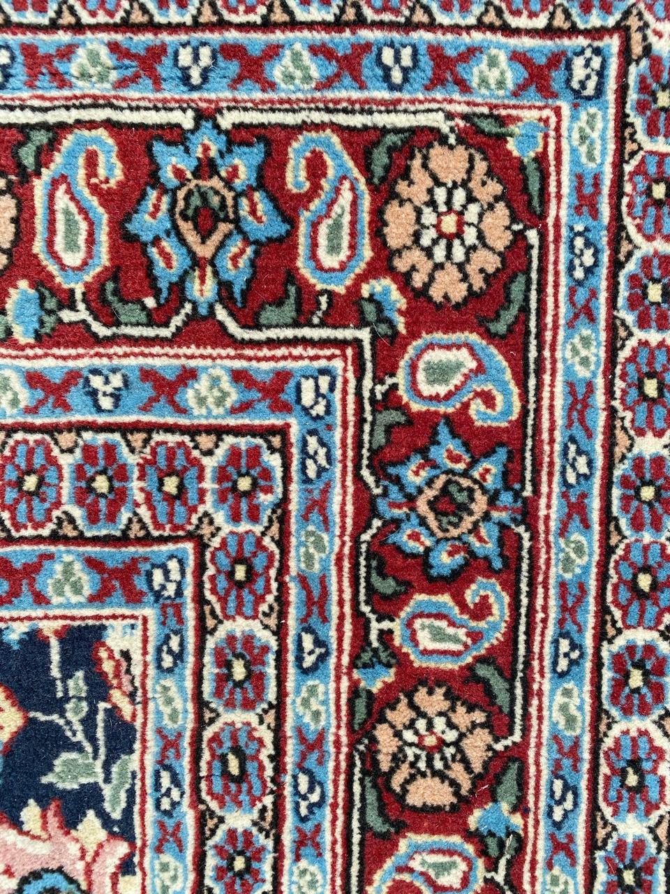 Bobyrug's Nice Vintage feiner türkischer Hereke-Teppich im Angebot 1
