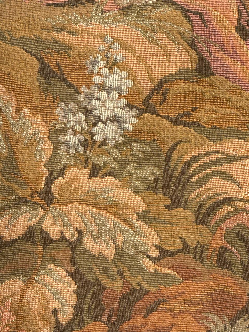 Schöner französischer Jacquard-Wandteppich im Aubusson-Stil, Vintage  