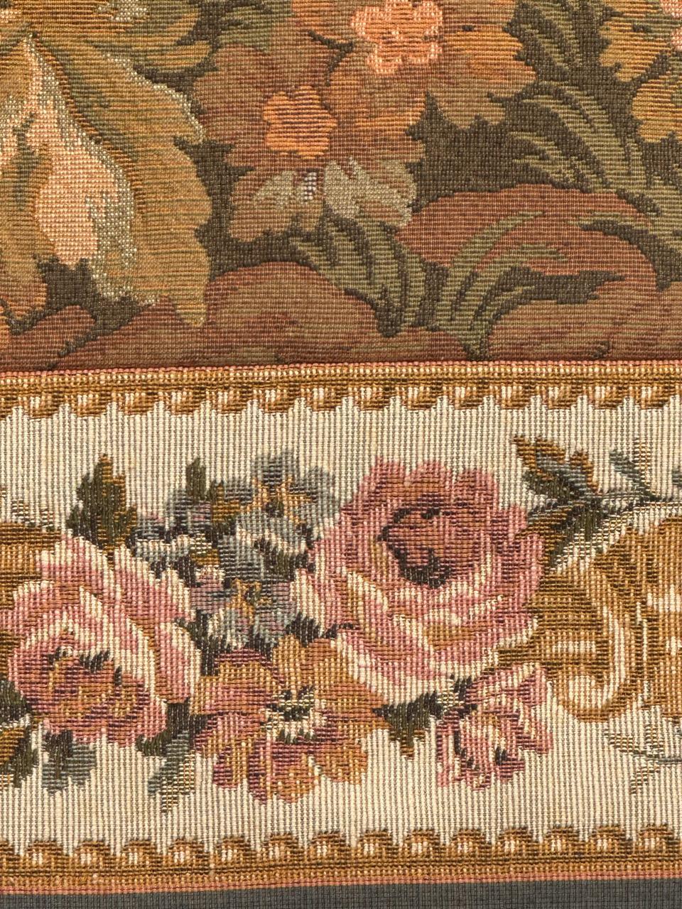 Schöner französischer Jacquard-Wandteppich im Aubusson-Stil, Vintage  