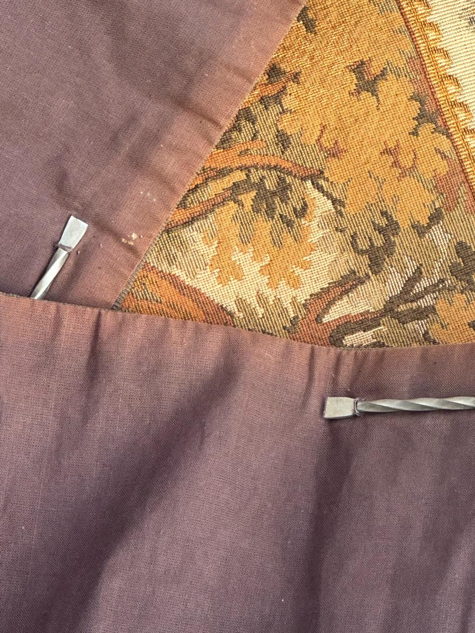 Schöner französischer Jacquard-Wandteppich im Aubusson-Stil, Vintage  